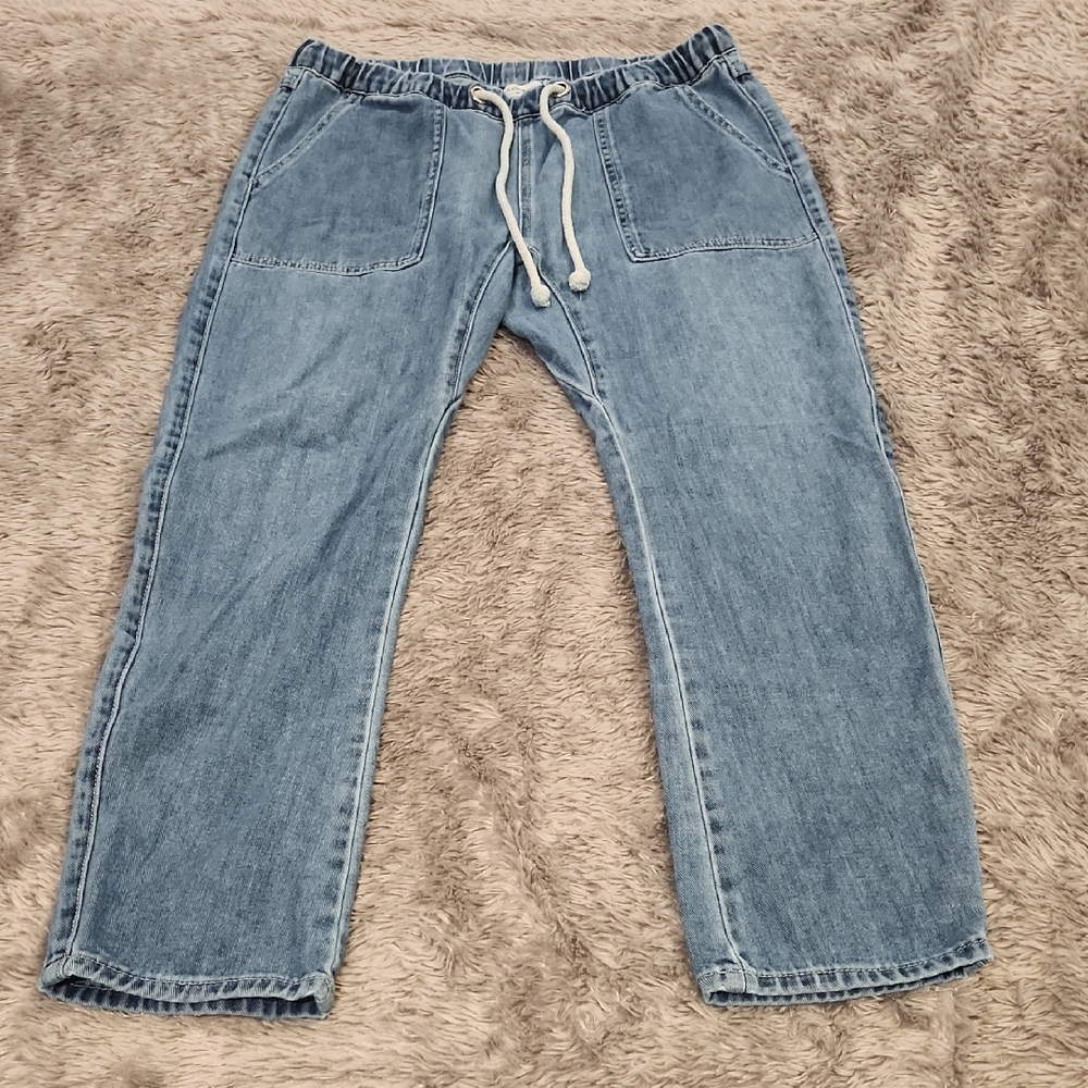 One Teaspoon "Shabbies" Blue Boyfriend Jeans Size M!